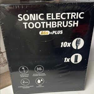 A6s Plus Sonic Electric Toothbrush - Black